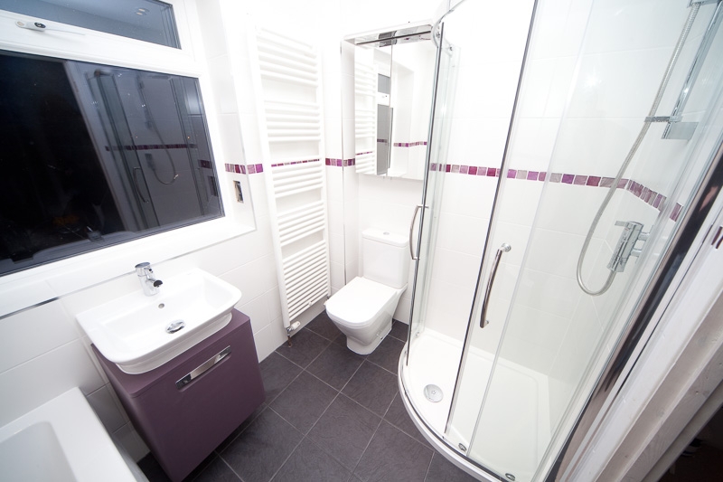Purple and White Bathroom 5